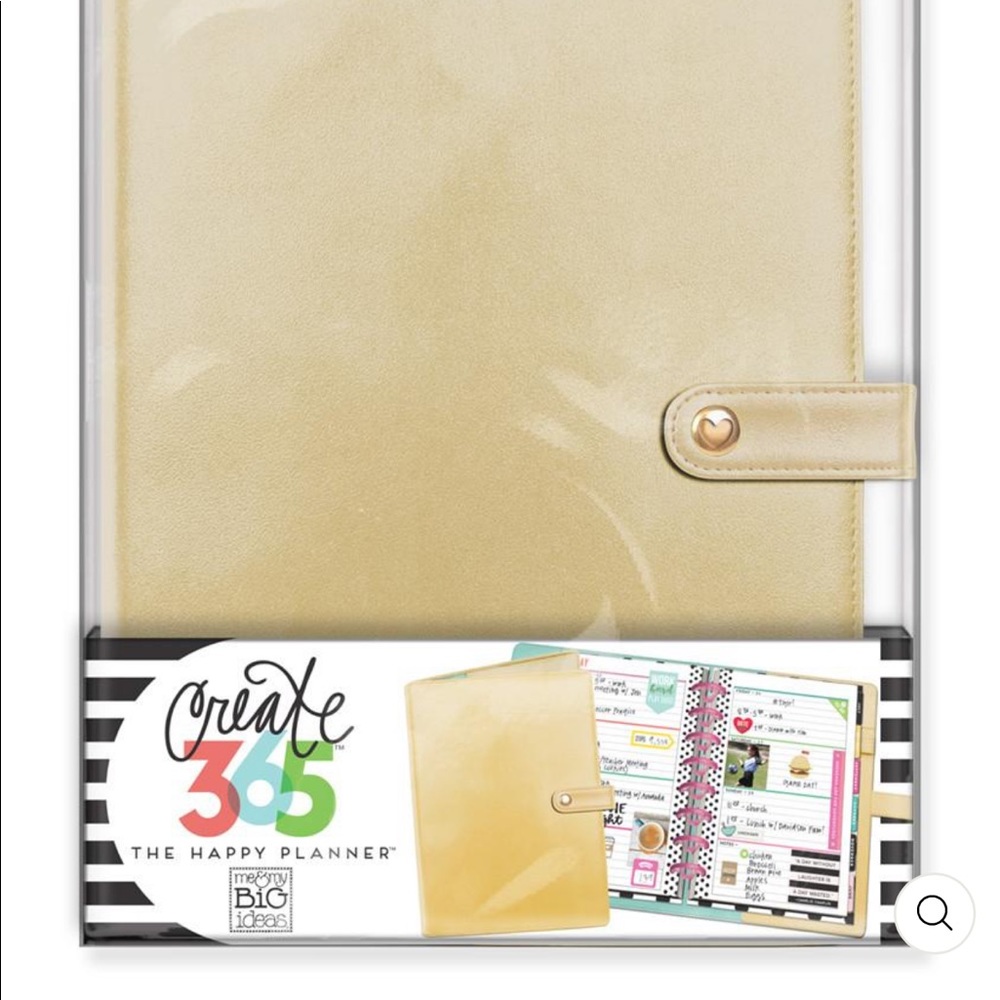 The Happy Planner Deluxe Cover Gold - Mini